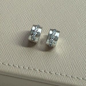 Pandora Clear Sparkling Row Clips - Set of 2